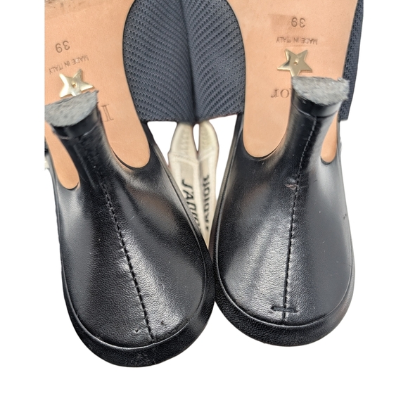 Dior J'Adior Black Slingback Mesh Pointed Toe Kitten Heel Pump Black 39 | 8.5 - Picture 8 of 11